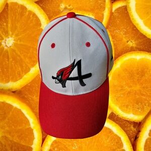Allentown Cardinals Baseball Cap Red White Embroidered Logo Service Electric Men